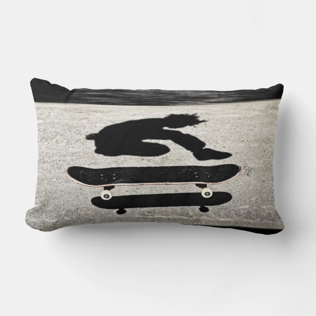 sandwiched skateboard lumbar pillow (Front)
