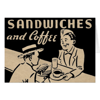 Sandwiches and Coffee Cards