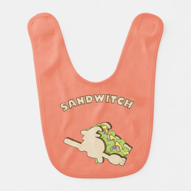 Sandwitch Baby Bib (Front)