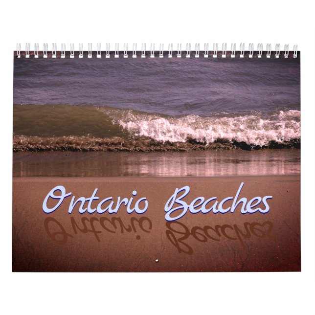Sandy and Rocky Beaches in Ontario Photo Calendar (Cover)