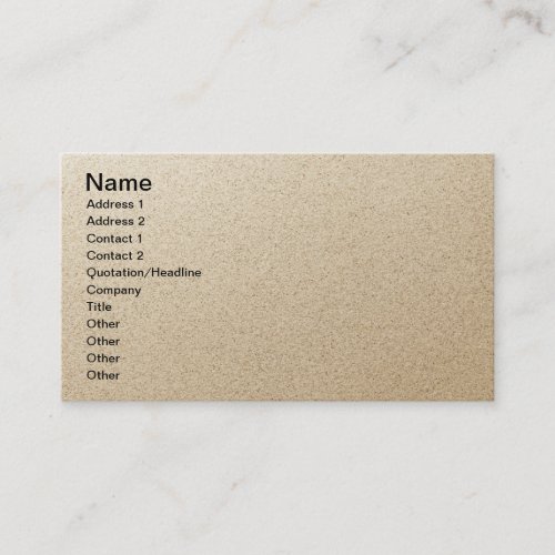 Sandy Beach Background Business Card Templates