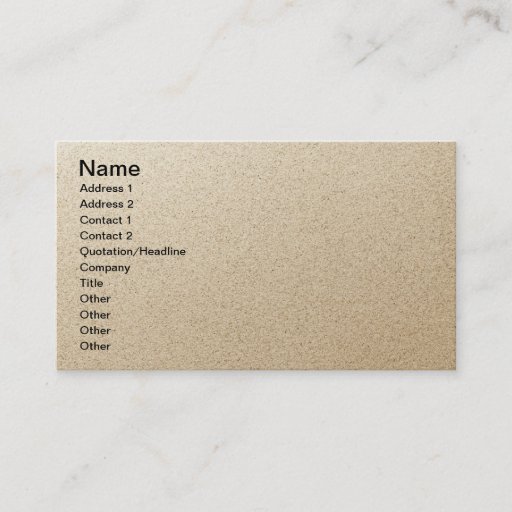 Customizable Sandy Beach Background Business Card Templates