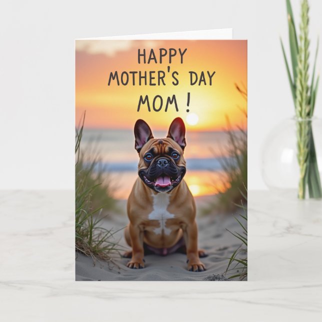 Sandy Beach Mothers Day Card (Front)