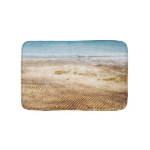 Sandy Beach Photo Bath Mat