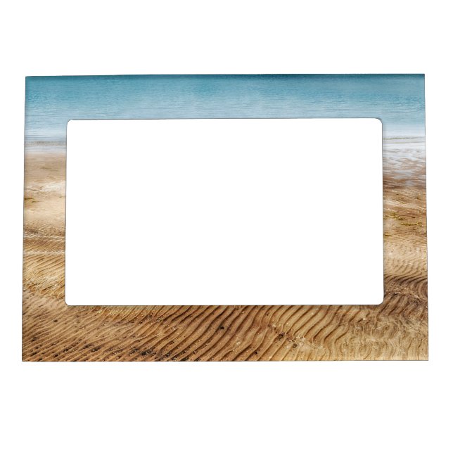 Sandy Beach Photo Magnetic Frame (Front)