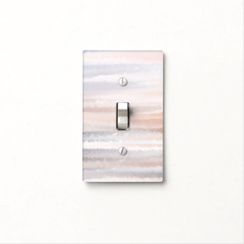 Sandy Beach Summer Tan Abstract Watercolor Light Switch Cover