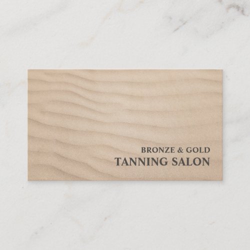Sandy Beach Tanning Salon Business Card