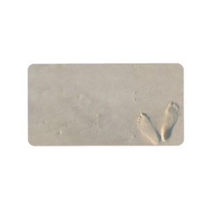 SANDY Beach Themed Print your own labels