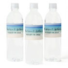 Sandy Beach Water Bottle Label Wedding Favor