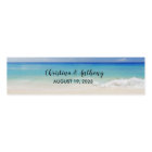 Sandy Beach Water Bottle Label Wedding Favor