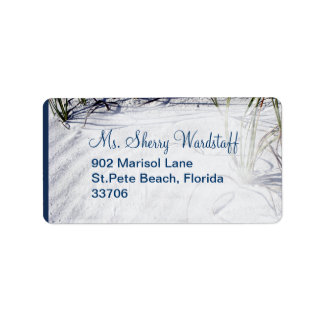 Sandy Beach Wedding 2 Label