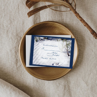 Sandy Beach Wedding RSVP02 RSVP Card