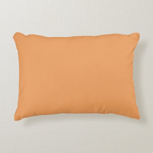 Sandy Brown Solid Color Accent Pillow