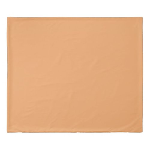 Sandy Brown Solid Color Duvet Cover