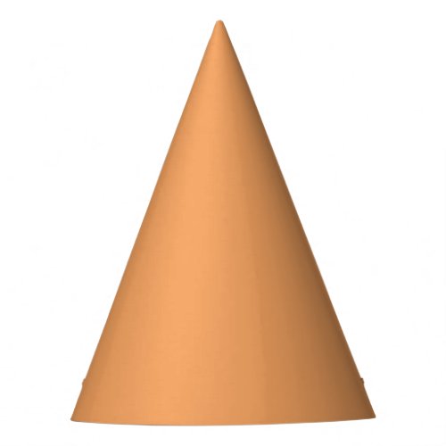 Sandy Brown Solid Color Party Hat
