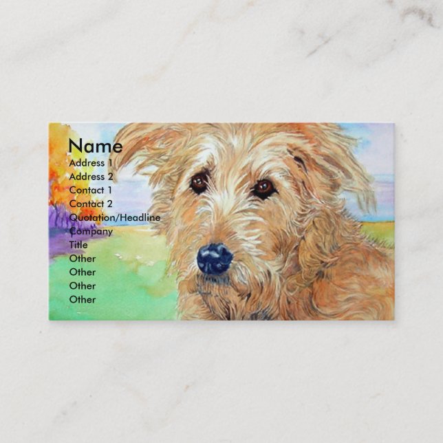 Sandy Business Cards (Front)
