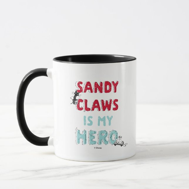 Sandy Claws is my Hero Mug (Left)