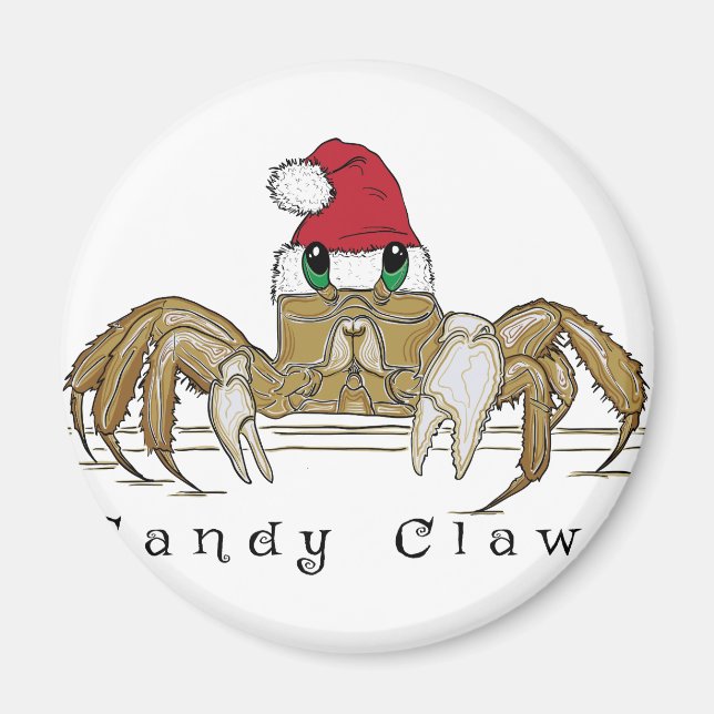 Sandy ClawsTrans Magnet (Front)