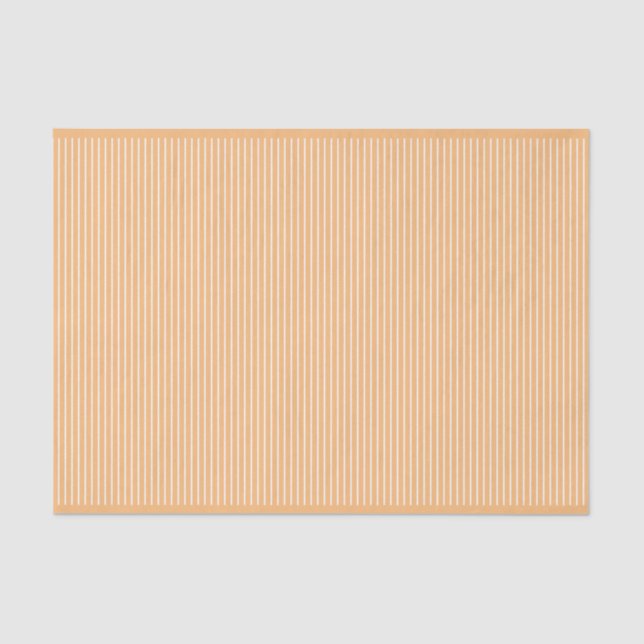 Sandy color striped  tissue paper (Front)