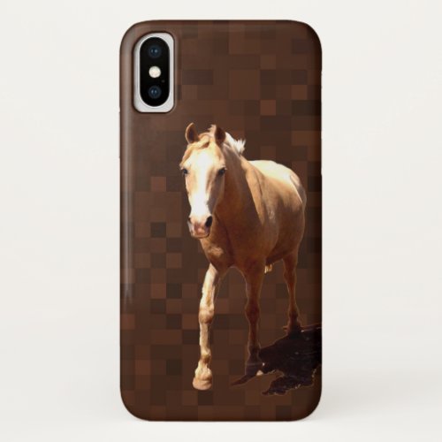Sandy Colored Palomino Horse iPhone XS Case