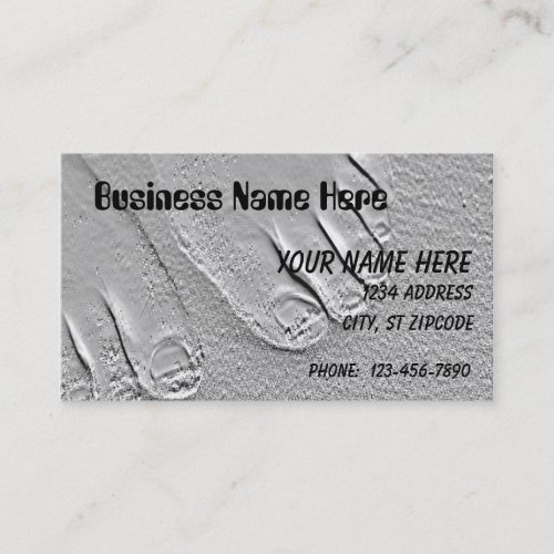 sandy feet business card