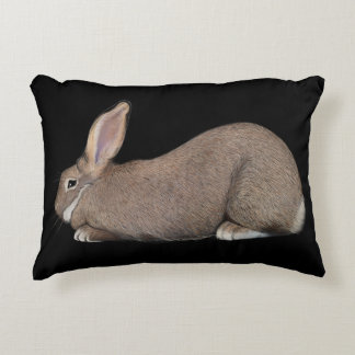 Sandy Flemish Giant Accent Pillow