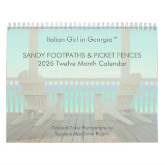 Sandy Footpaths & Picket Fences - 2026 Calendar