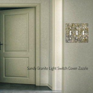 Sandy Granite Light Switch Cover