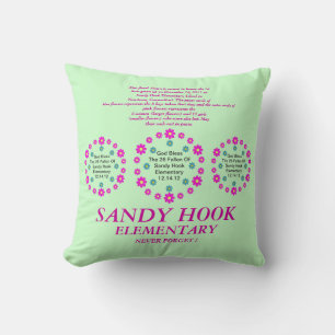 Sandy Hook Elementary Never Forget ! Throw Pillow