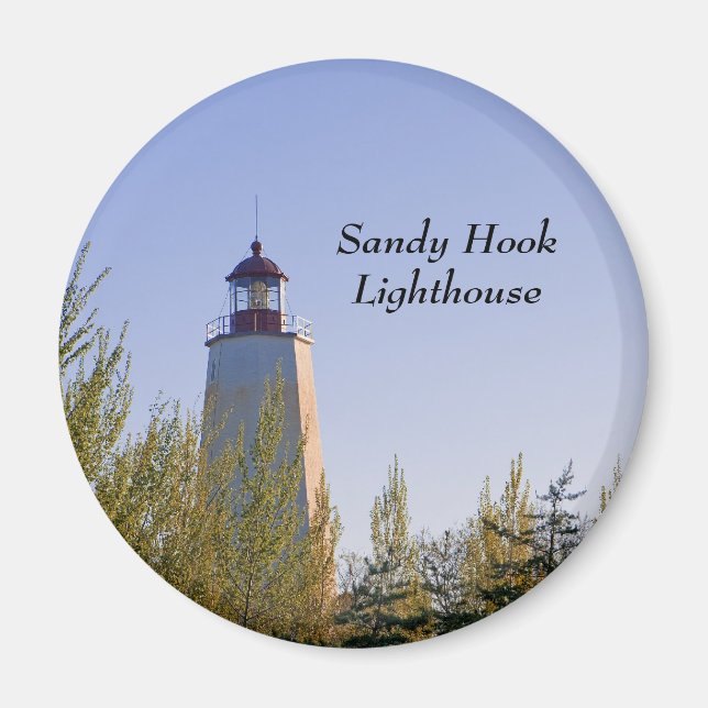 Sandy Hook III Lighthouse Magnet (Front)
