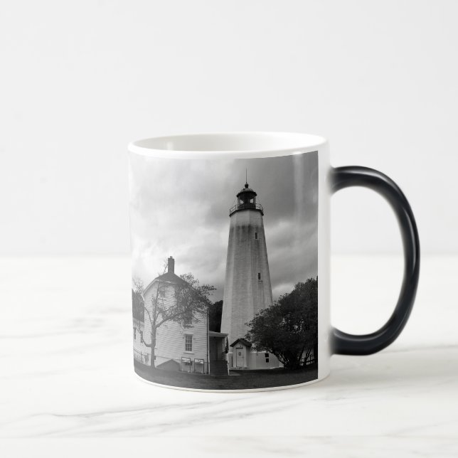 Sandy Hook Lighthouse Color Morph Mug (Right)