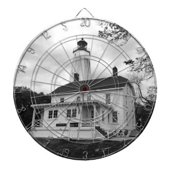 Sandy Hook Lighthouse Dart Board by JTHoward at Zazzle
