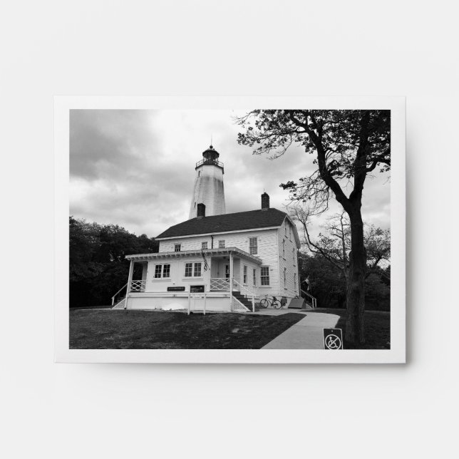 Sandy Hook Lighthouse Envelope (Front)