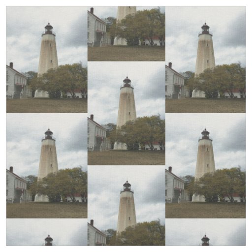 Sandy Hook Lighthouse Fabric