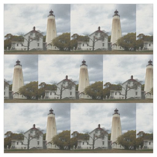 Sandy Hook Lighthouse Fabric