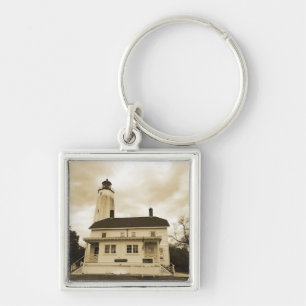 Sandy Hook Lighthouse Keychain