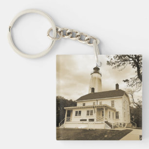 Sandy Hook Lighthouse Keychain