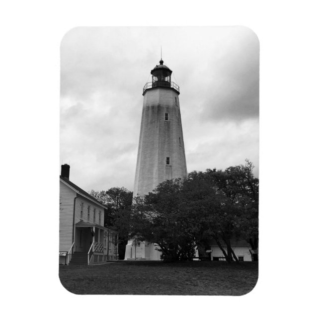 Sandy Hook Lighthouse Magnet (Vertical)