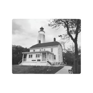 Sandy Hook Lighthouse Metal Print