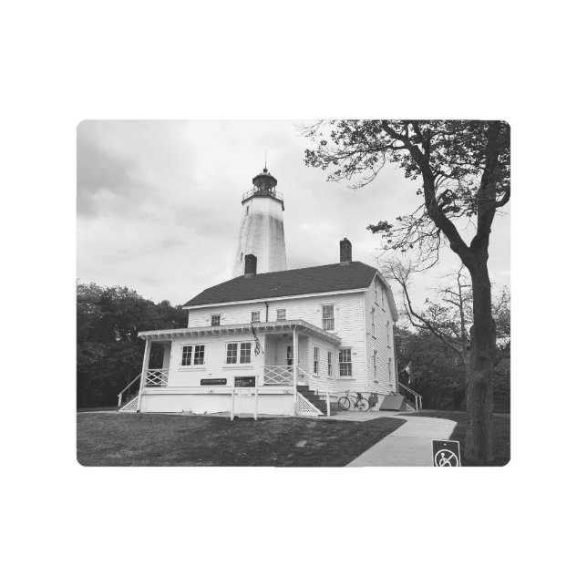 Sandy Hook Lighthouse Metal Print (Front)