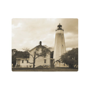Sandy Hook Lighthouse Metal Print