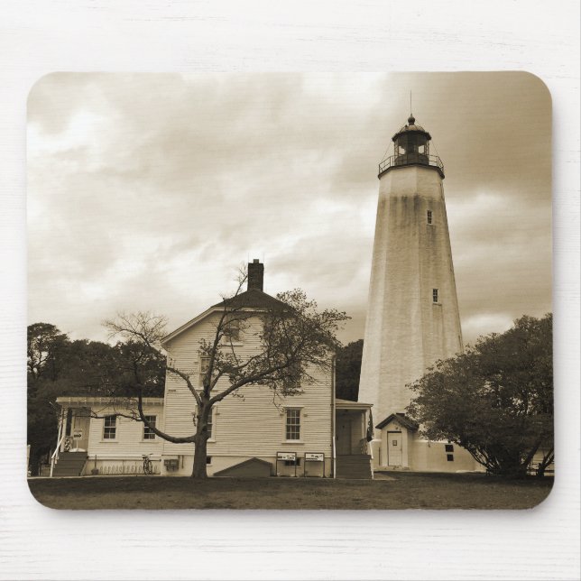 Sandy Hook Lighthouse Mouse Pad (Front)