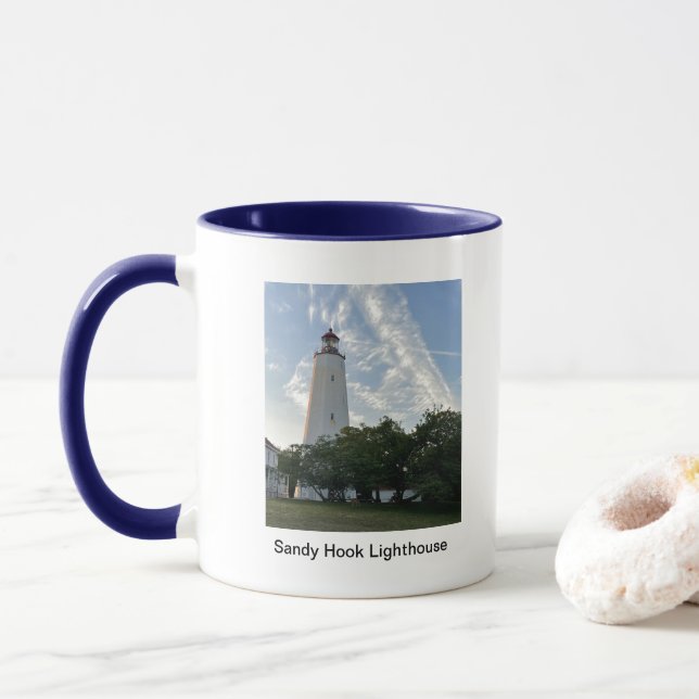 Sandy Hook Lighthouse Mug (With Donut)