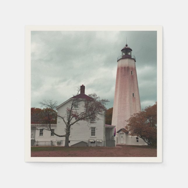 Sandy Hook Lighthouse Napkins (Front)