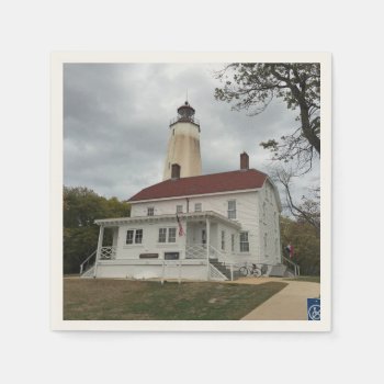 Sandy Hook Lighthouse Napkins by JTHoward at Zazzle