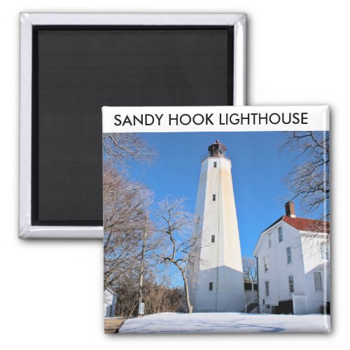 Sandy Hook Lighthouse New Jersey Magnet