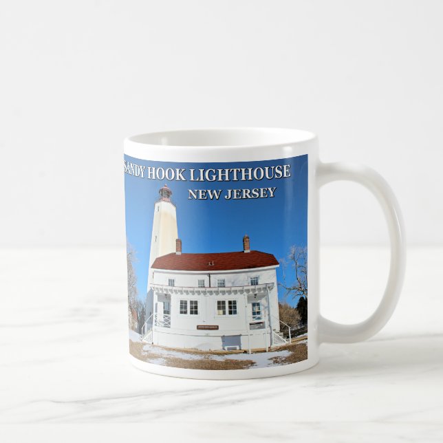 Sandy Hook Lighthouse, New Jersey Mug (Right)