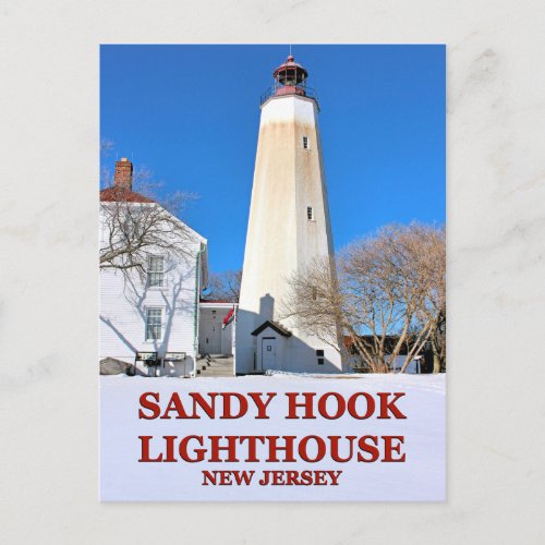 Sandy Hook Lighthouse New Jersey Postcard