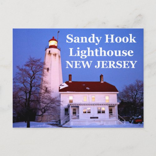 Sandy Hook Lighthouse New Jersey Postcard