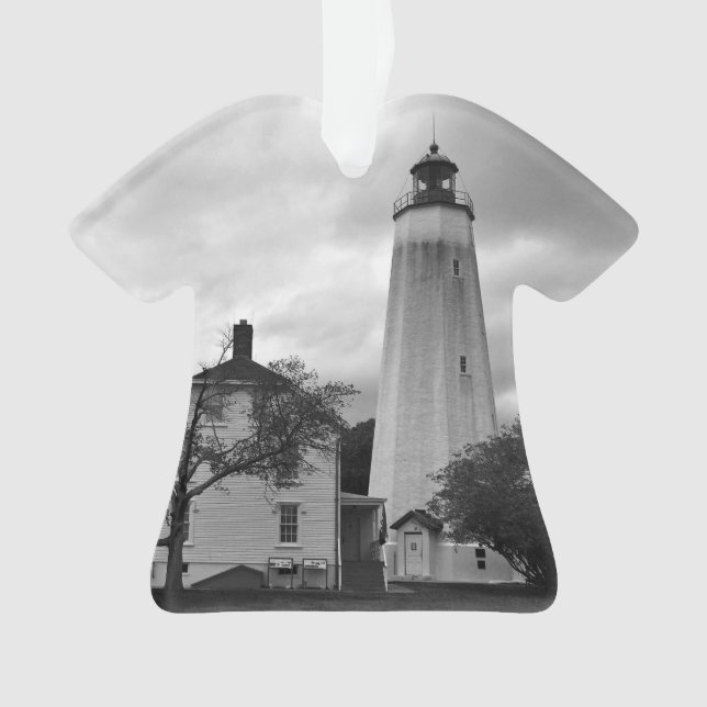 Sandy Hook Lighthouse Ornament (Front)